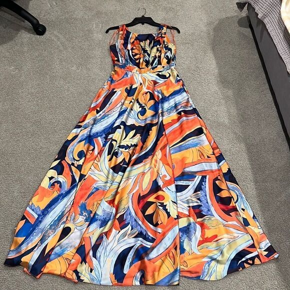 Nicole Miller maxi dress size 2 - Picture 4 of 8